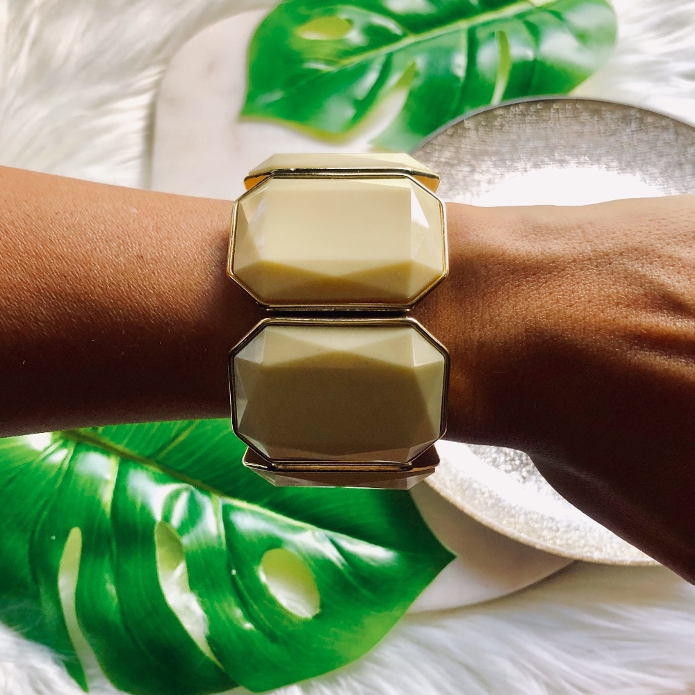 large crystal stretch bracelet